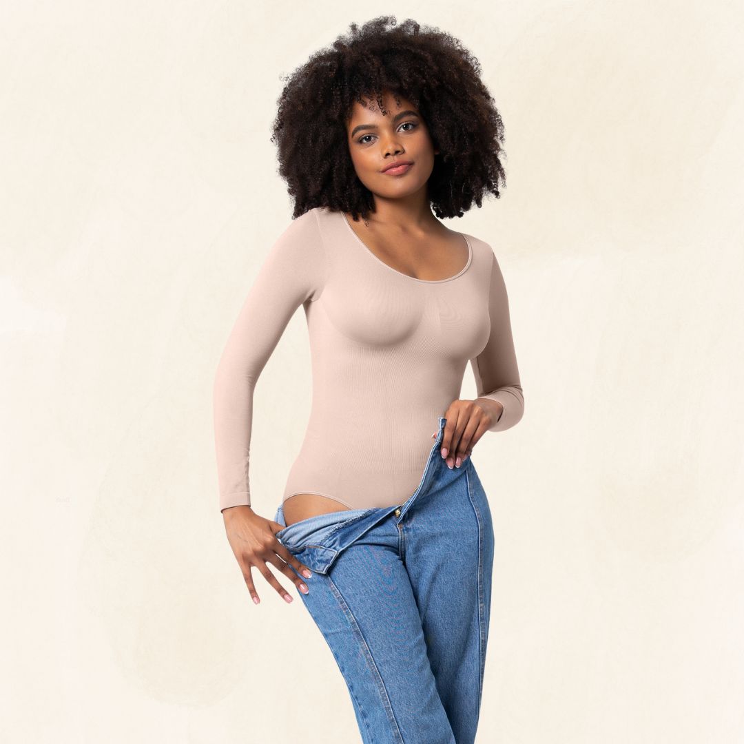 WaistShaper - Bodysuit mit langen Ärmel